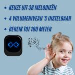 bell4u draadloze deurbel met 1 ontvanger, type b180